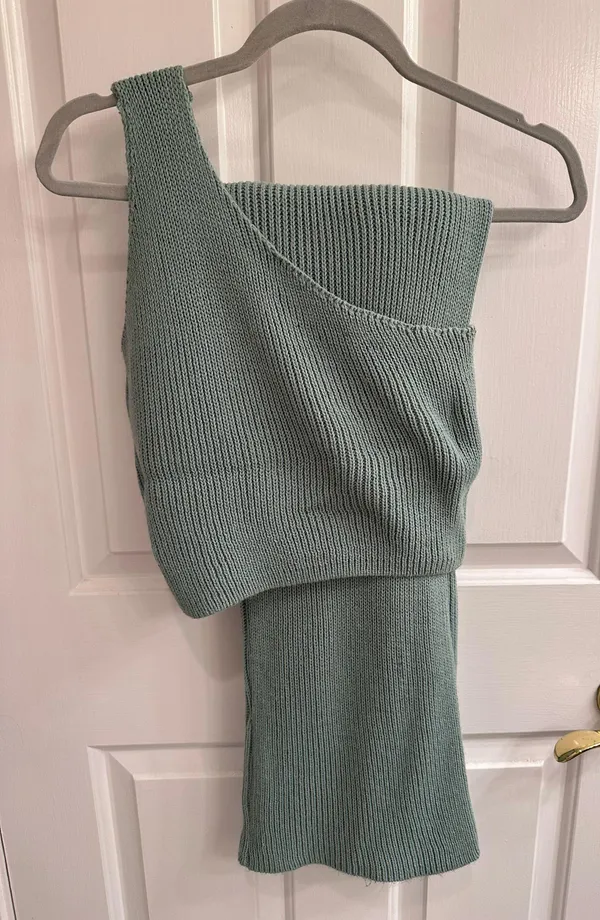 Nasty Gal Blue Knit Set - Image 3