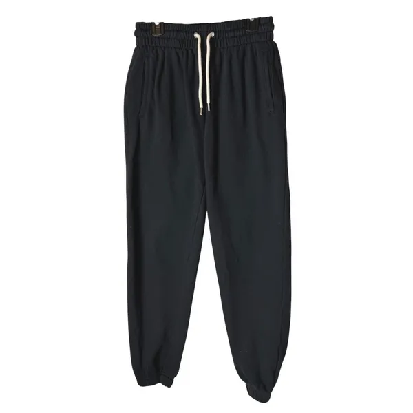 Gap Classic Joggers Women XS Black VintageSoft Terry Relaxed Sweatpants Athletic - Image 2
