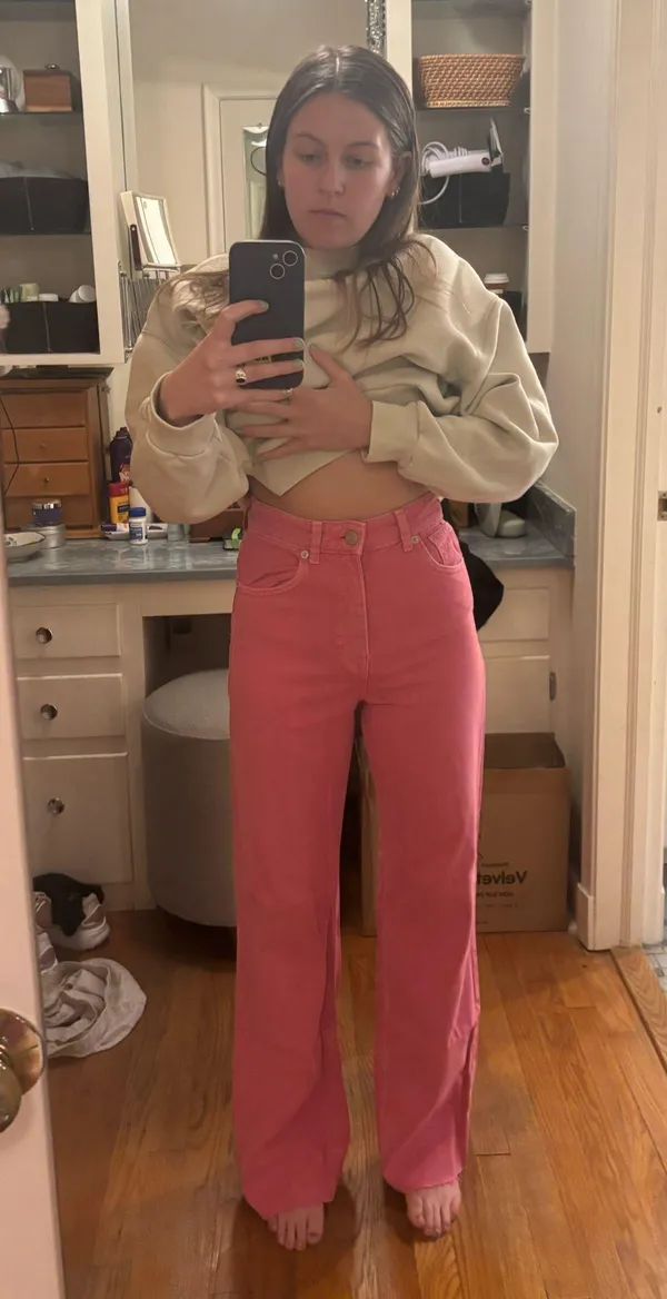 ZARA Pink Jeans - Image 4