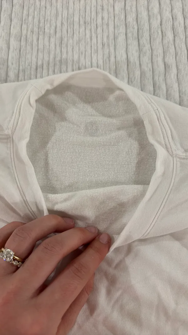 White Long Sleeve Top - Image 3