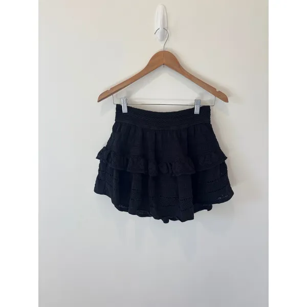 Aerie‎ Lace Ruffle Mini Skirt Size Small - Image 2