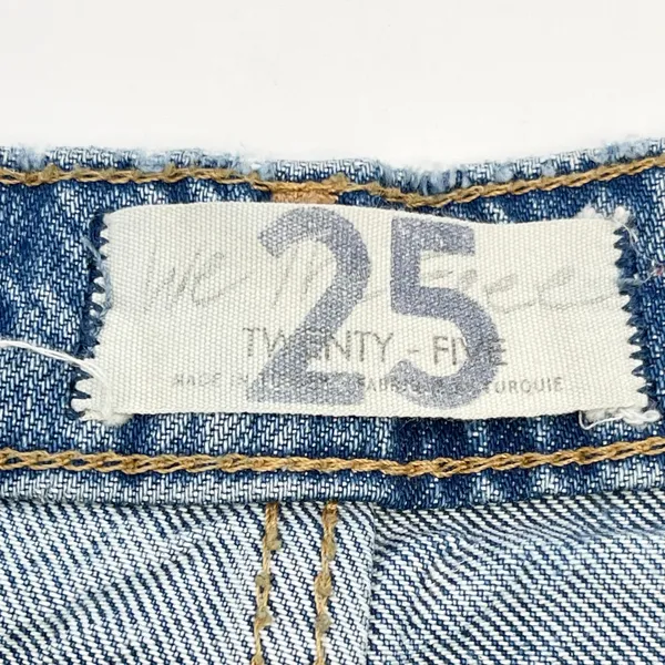 We The Free Womens Jeans Size 25 Tapered Baggy Boyfriend Distressed Grunge Indie - Image 8