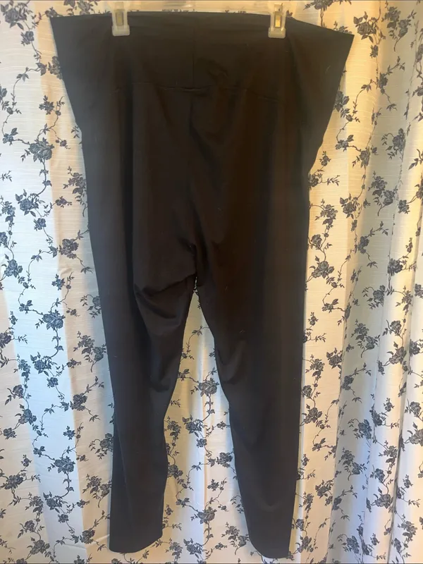 Maurices Over the Bump Maternity Black Leggings - Image 3