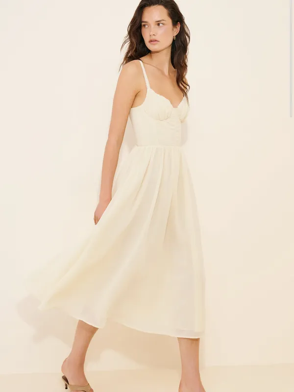Amy Jane London Eleanora Maxi Dress Romantic Occasion Dress Size M MSRP $210 - Image 14