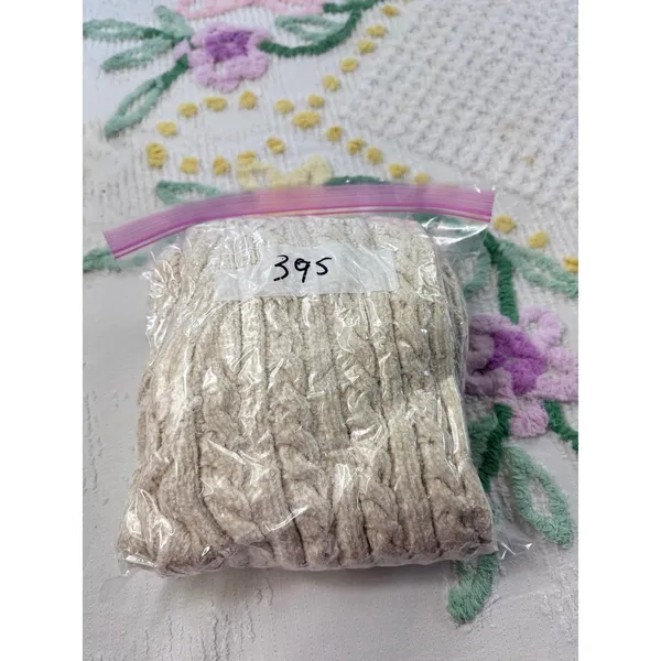 Polly Cable Knit Pants XS/S Beige Drawstring Cozy‎ Lounge Casual Knitwear - Image 8