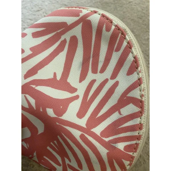 Kate Spade Grant Street Keri Domed Cosmetic Case - Pink & White - Image 4
