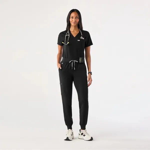 Figs Zamora Jogger Scrub Pants‎ Black Size M/T - Image 2