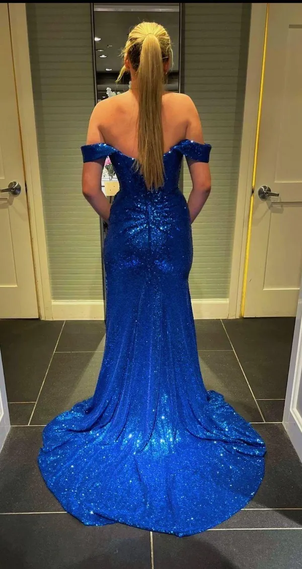 Blue Prom Dress - Image 3