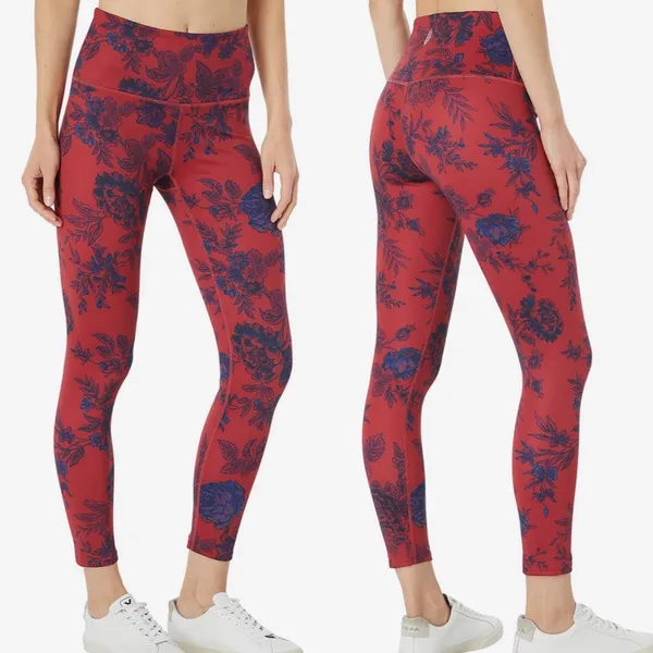 Free People Movement High Rise 7/8 Lose Control Ashford Leggings: Floral Combo - Image 7
