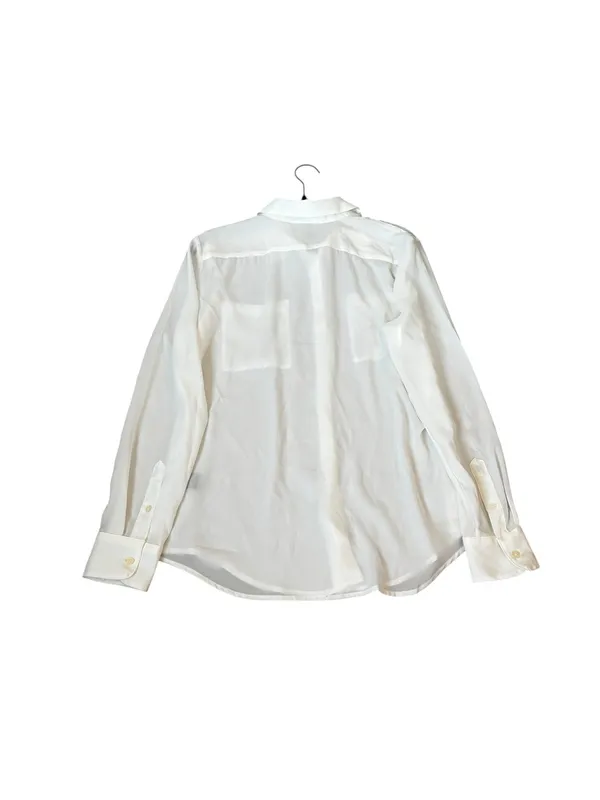 Lauren Ralph Lauren Slim Fit Blouse Long Sleeve Minimalist Timeless Classic - Image 3