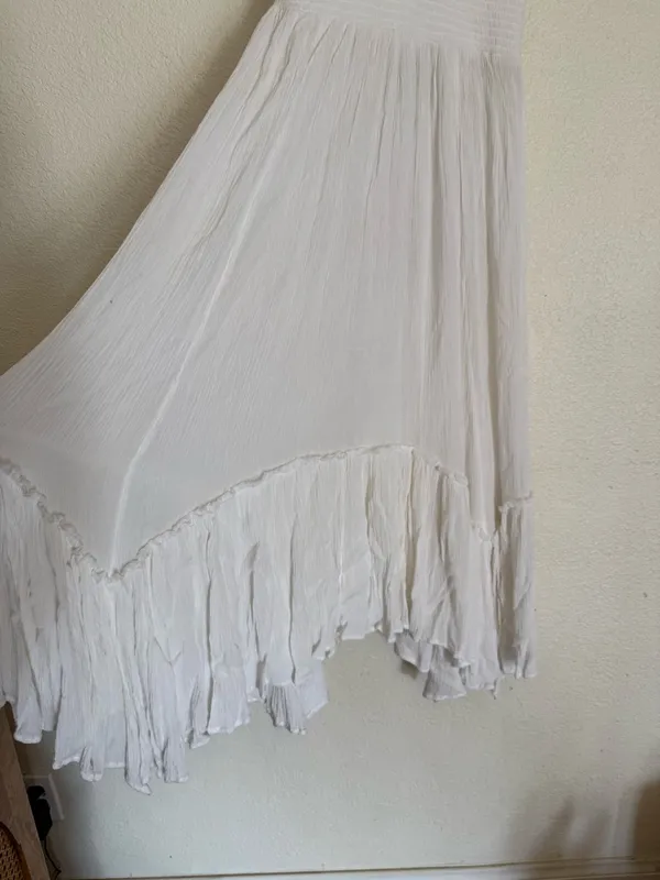 NWOT free people Fun In The Sun Maxi Dress in Ivory - Image 6