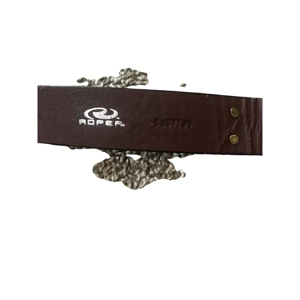 Roper NWOT Women's Size S Bling Studded Cowboy Western Rhinestone‎ Leather Belt - Image 5