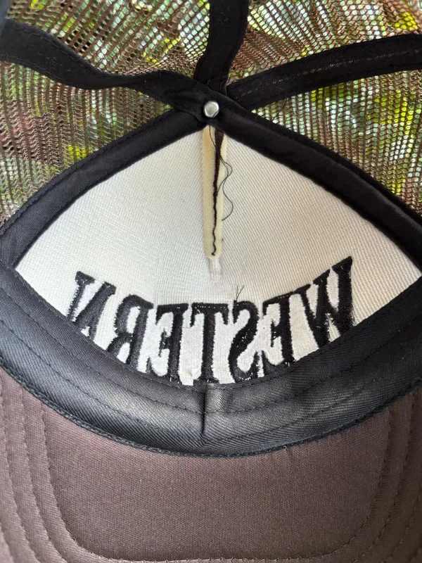 Brown “Western” SnapBack roped on the Brim - Image 4