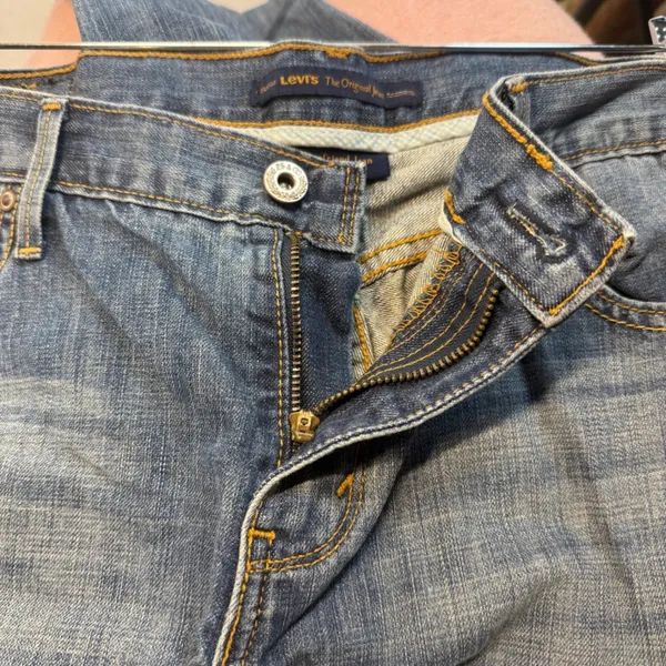 Levis Boyfriend Jeans Distressed Medium Wash‎ Classic Vintage Casual Comfy 8 - Image 6