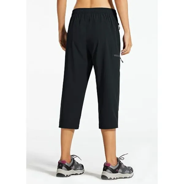 NWT black Libin lightweight cargo capri hiking pants XL Water Proof - Image 2