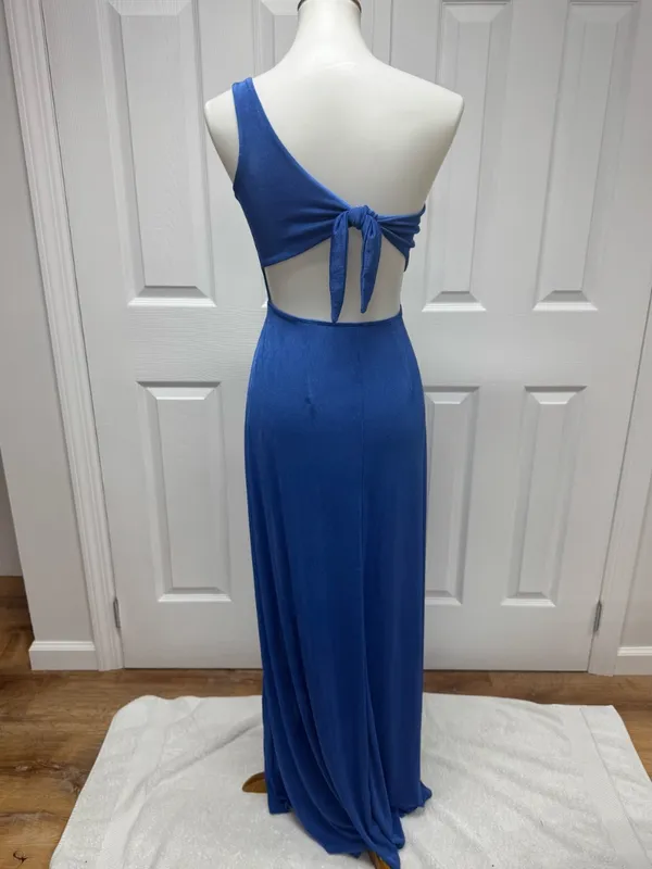Lucy in the Sky - Blue One Shoulder Maxi Dress -Size XS‎ - NEW Without Tags. - Image 2