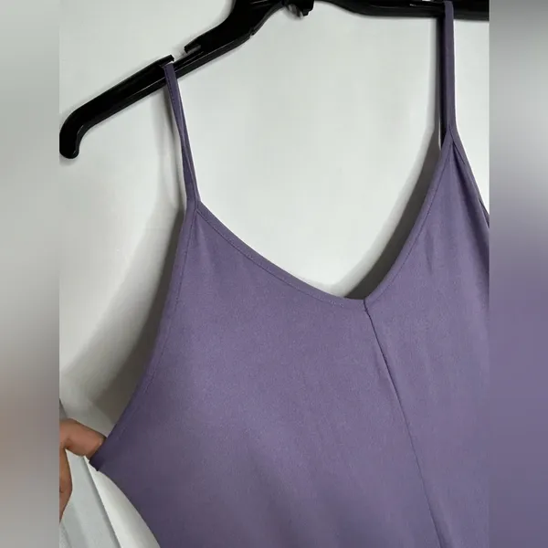 Ellie and Kate Jumpsuit Women Size Large Barrel Leg Full Length purple. - Image 3