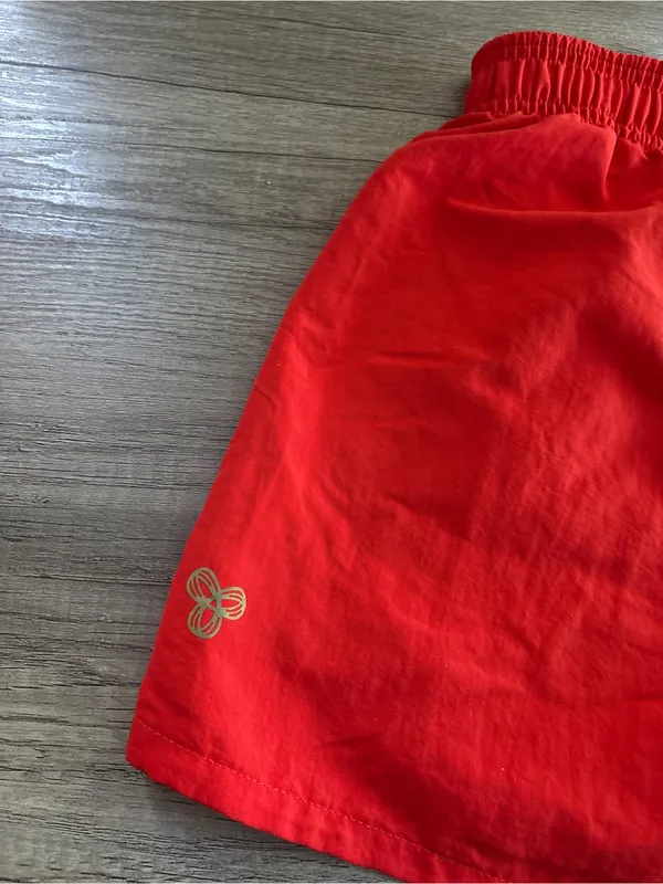 Aritzia Golden Baywatch Water-repellent Drawcord shorts Poppy Red - Image 8