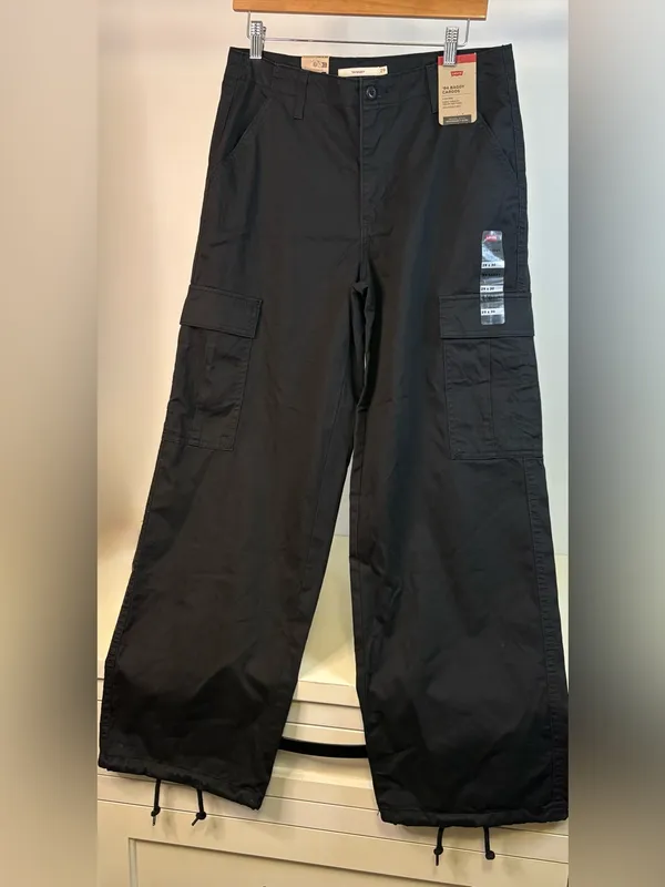 Levi's Black LEVI’S ‘94 Baggy Cargo - Black Sz 29 - Image 2