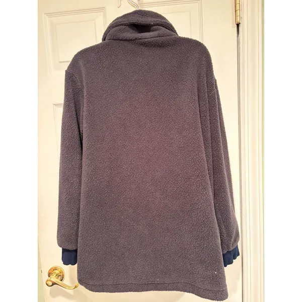 Patagonia Los Gatos Fleece Jacket Womens M Charcoal Gray Full Zip Sherpa 26150 - Image 5