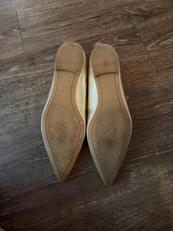 Splendid Gold Ballet Flats - Image 3