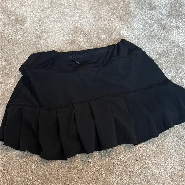 lululemon athletica Classic Black Mini athletic golf tennis Skirt - Image 2