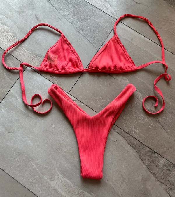 Kulani Kinis Bikini Set Watermelon Ribbed - Image 7
