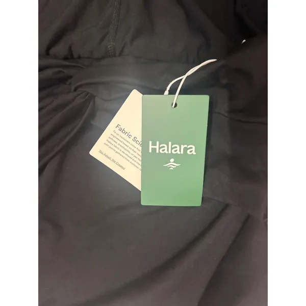 Halara Black Softly Zero Airy Backless Twisted Flare Low Support Dance Large NEW - Image 6