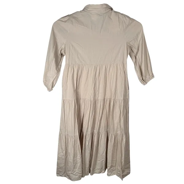 Pomander Place Tuckernuck Sandstone Mabel Maxi Dress‎ Large Pockets Cotton Lined - Image 4