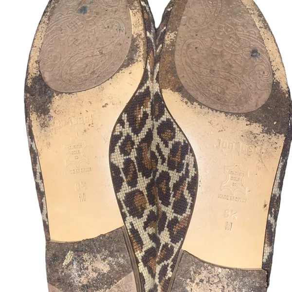 Jon Josef brown leopard print slip ons size 8.5 - Image 4