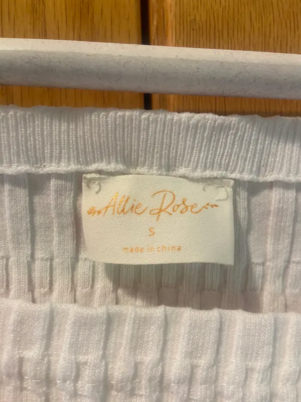 Allie Rose White Tank Top - Image 3