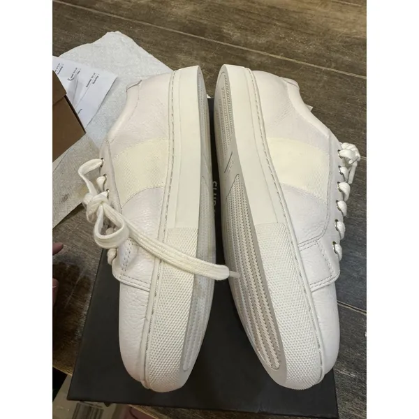 Club Monaco Jowenna White Low Top Sneaker Women's Size 9 Leather Classic! - Image 10