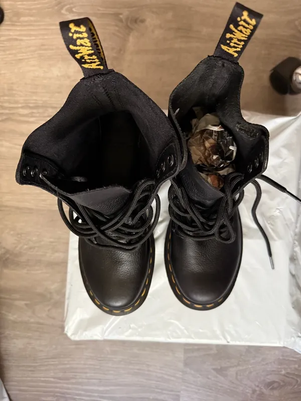 Dr. Martens 1460 Pascal Virginia Black Soft Leather Boots - Image 6
