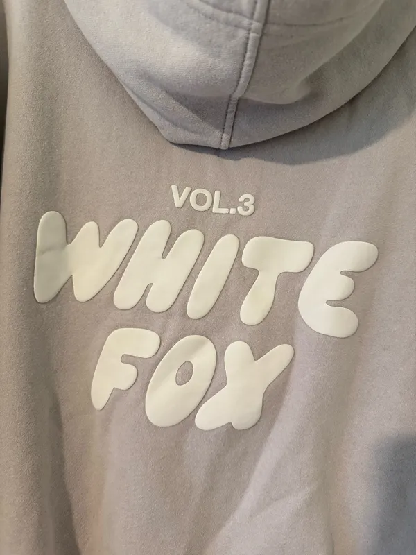 White Fox Hoodie Boutique S/M - Image 4