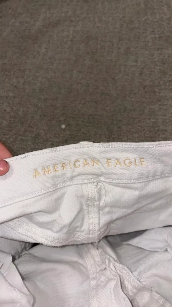 American Eagle jean shorts white - Image 6