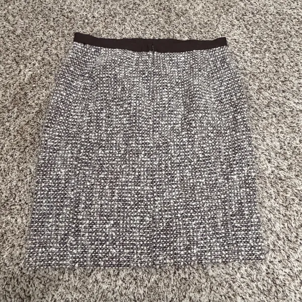 Talbots Brown Tweed Wool Blend Pencil Skirt Size 6 Business Professional Boucle - Image 4