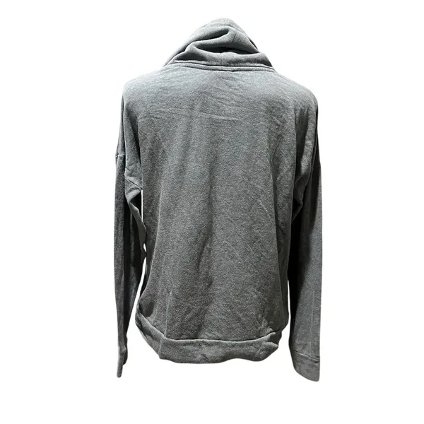 Victoria's Secret PINK Women's M Gray Cowl Neck Hoodie Rainbow Logo - Image 7