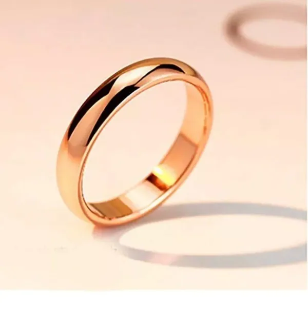 4mm Rose Gold Ring - Image 2