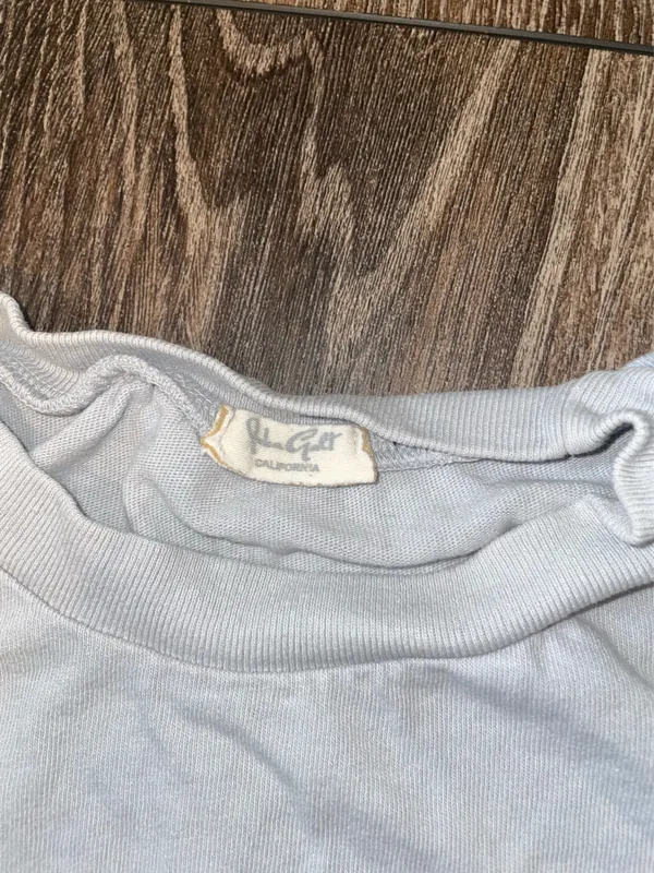 Light Blue Brandy Melville Tee - Image 3