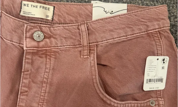 Free People Women's Good Luck Mid Rise Barrel - Image 3