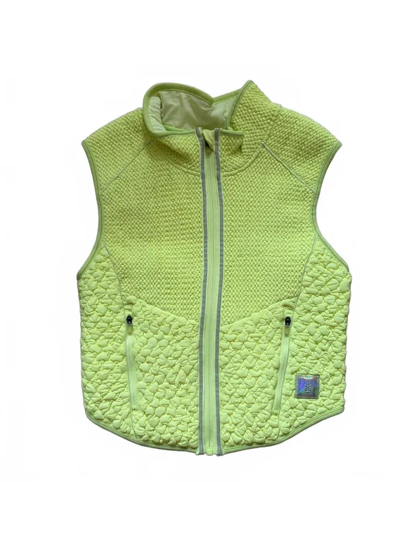 Free People FP Movement Smock Show Vest Packable Run Neon Women's Size XS - Image 2