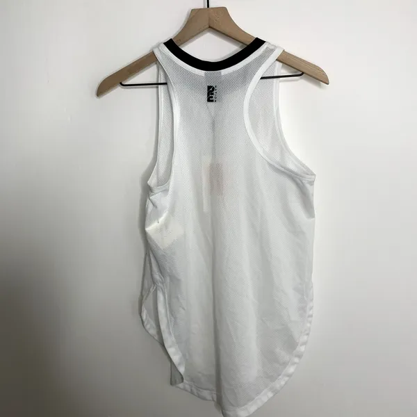 P.E Nation optic white Courtside Tank Womens New Small - Image 2