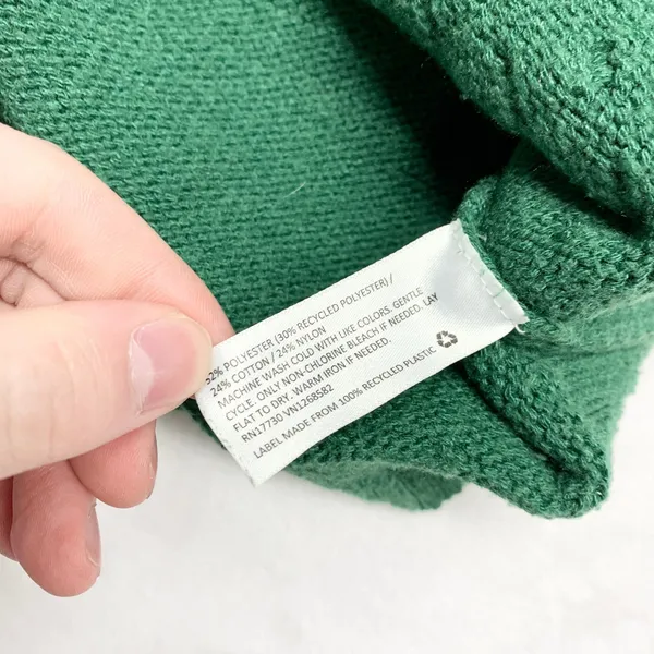 LEGO x‎ Target Popcorn Bobble Knit Sweater Womens Size XS Green Crewneck Limited - Image 8