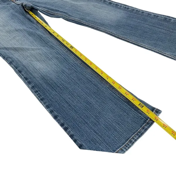 Carhartt Womens Blue Denim Bootcut Jeans 29” 7/8 Mid Rise Casual Workwear Durabl - Image 5
