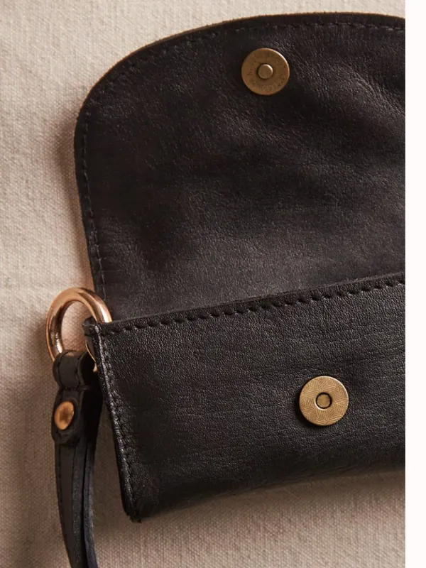Free People NWT black leather bag lanyard - Image 3