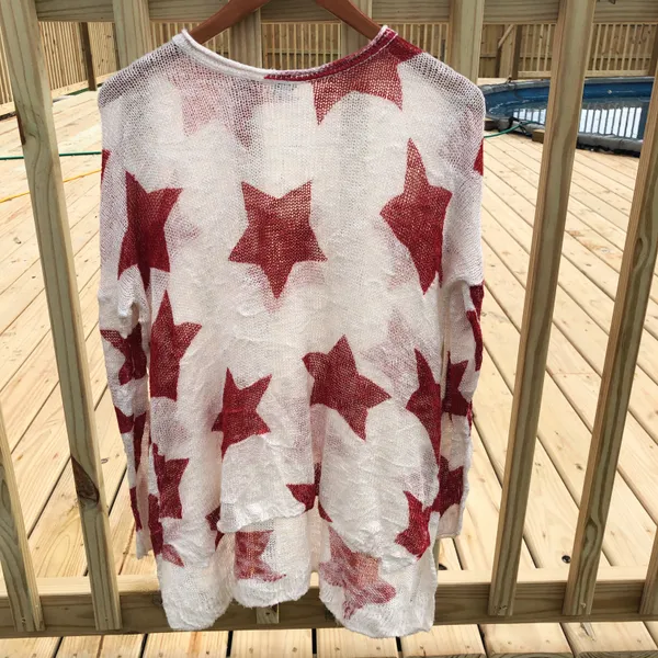 Bonfire Stars Oversized Sweater - Image 7