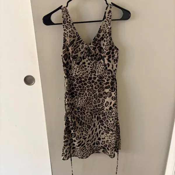 Princess Polly Nellie Mini Dress Leopard Print Size Women’s 2 - XS - Image 3