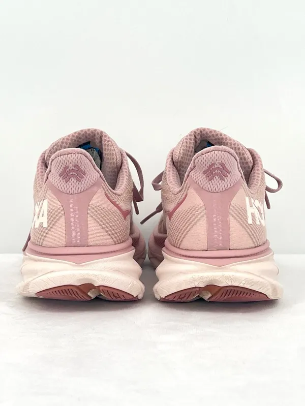 HOKA Clifton 9 Pale Mauve Peach Whip Running Shoes Women’s 9.5 B - Image 7