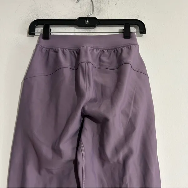 Lululemon Adapted State High-Rise Fleece Jogger Full Length Purple Ash Size 0 - Image 5