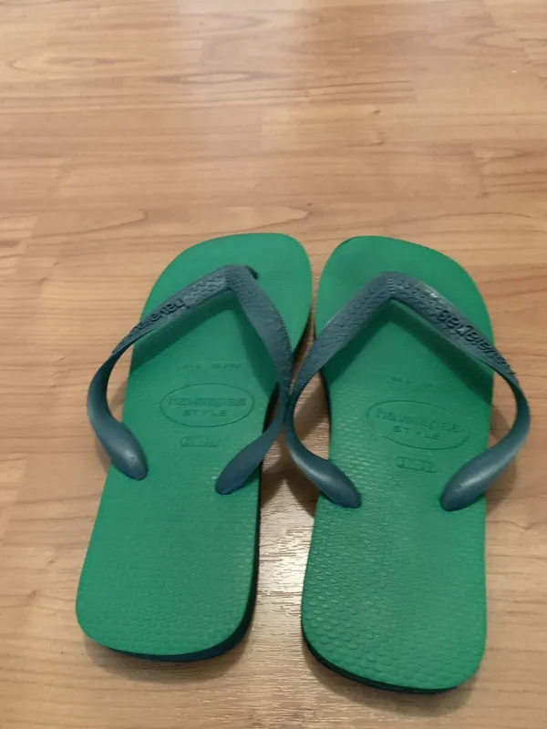 Havaianas Adult Women Men Green Flip Flops Size 37/38 - Image 6